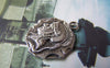 Accessories - 10 Pcs Antique Silver Roman Warrior Charms Pendant 19x23mm A5311