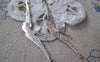 Accessories - 10 Pcs Antique Silver Swallow Bird Connector Charms 15x60mm A4405