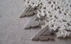 Accessories - 10 Pcs Antique Silver Triangle Arrow Symbol Charms 16x31mm A4476