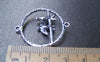 Accessories - 10 Pcs Antique Silver Two Swallow Birds Ring Connector Charms 27x34mm A1266