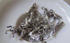 Accessories - 10 Pcs Antique Silver Wolf Howling Charms Pendants 20x26mm A5331