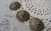 Accessories - 10 Pcs Antiqued Bronze Filigree Flower Bead Caps 10x27mm A7278
