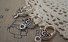 Accessories - 10 Pcs Antiqued Silver Tibetan Silver Heart Lobster Clasps 14x26mm A5198