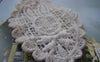 Accessories - 10 Pcs Beige Cream Color Filigree Floral Rabbit Cotton Lace Doily 50x70mm A4844