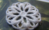 Accessories - 10 Pcs Beige Cream Color Filigree Floral Round Cotton Lace Doily 30mm A4845