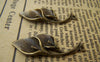 Accessories - 10 Pcs Calla Lily Pendants Antique Bronze Flower Charms 14x37mm A346