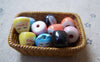 Accessories - 10 Pcs Ceramic Fortune Cats Kitten Pottery Beads 8x9mm Mixed Color A5059