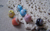 Accessories - 10 Pcs Ceramic Fortune Cats Kitten Pottery Beads 8x9mm Mixed Color A5059