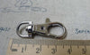 Accessories - 10 Pcs Chrome Color Lobster Swivel Clasps 14x38mm A6119