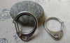 Accessories - 10 Pcs Chrome Color Metal Clip Spring D Ring Lobster Clasps 26x31mm A6114