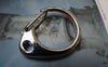 Accessories - 10 Pcs Chrome Color Metal Clip Spring D Ring Lobster Clasps 26x31mm A6114