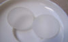 Accessories - 10 Pcs Frosted Glass Dome Round Cabochon Cameo 30mm A4986