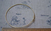 Accessories - 10 Pcs Gold Plated Steel Earwire Huge Earring Hoops 78mm A4990