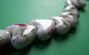 Accessories - 10 Pcs Hand Painted Heart Shaped Rondelle Ceramic Beads Huge Size15mm A1884