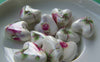 Accessories - 10 Pcs Hand Painted Heart Shaped Rondelle Ceramic Beads Huge Size15mm A1884