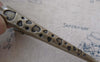 Accessories - 10 Pcs Heart Alligator Clip Antique Bronze Large Hair Barrette Clip 80mm A7521