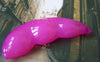 Acrylic Beads - 10 pcs Acrylic Pea Pod Charms Beads Mixed Color A4587