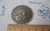 Bead Cap - 10 pcs Antique Brone Brass Flower Bead Caps 37mm A5026