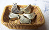 Animal Beads - 10 pcs Antique Bronze 3D Bird Spiral Spacer Beads A293