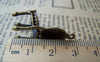Accessories - 10 Pcs Of Antique Bronze 3D Chair Charms Pendant 13x25mm A1615