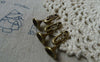 Accessories - 10 Pcs Of Antique Bronze 3D French Horn Charms Pendants 10x24mm A5586