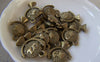Accessories - 10 Pcs Of Antique Bronze 3D Globe Charms Pendants 15x20mm A5412