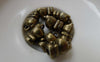 Accessories - 10 Pcs Of Antique Bronze 3D Kitten Cat Charms 9x12mm A6703