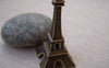 Accessories - 10 Pcs Of Antique Bronze 3D Paris Eiffel Tower Pendants Huge Size 22x47mm A1651
