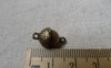 Plants & Trees - 10 pcs Antique Bronze 3D Acorns Pinecones Connectors Charms A6631