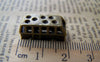 Traveling - 10 pcs Antique Bronze 3D Rhinestone Bus Pendants Charms A927