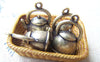Accessories - 10 Pcs Of Antique Bronze 3D Tea Kettle Tea Pot Charms 17x19mm A3274