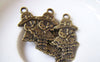 People, Profession & Hobby - 10 pcs Antique Bronze Alice Cat Girl Charms 16x31mm Double Sided A4310