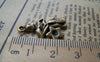 Ocean, Weather & Symbols - 10 pcs Antique Bronze Aquarius Water-Bearer Constellation Charms A2869
