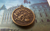 Ocean, Weather & Symbols - 10 pcs Antique Bronze Aquarius Water-Bearer Constellation Charms A1929
