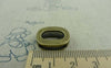 Number Beads - 10 pcs Antique Bronze Arabic Figure Number 0 Bracelet Beads A5820