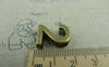 Number Beads - 10 pcs Antique Bronze Arabic Figure Number 2 Bracelet Beads A5821