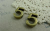 Number Beads - 10 pcs Antique Bronze Arabic Figure Number 5 Bracelet Beads A5809