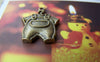 People's Accessories - 10 pcs Antique Bronze Baby Overall Pants Trousers Charms 19x24mm A1914
