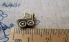 Accessories - 10 Pcs Of Antique Bronze Baby Stroller Carrier Charms 12x12mm A932