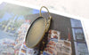 Accessories - 10 Pcs Of Antique Bronze Base Setting Earwire Match 13x18mm Bezel Sawtooth Edge A5357