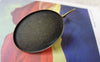 Accessories - 10 Pcs Of Antique Bronze Base Setting Earwire Match 18x25mm Bezel Sawtooth Edge A5358
