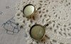 Accessories - 10 Pcs Of Antique Bronze Base Setting French Earwire Match 16mm Bezel A6449