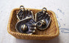 People, Profession & Hobby - 10 pcs Antique Bronze Baseball Glove Baseball Mitt Charms A1416