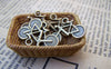 Accessories - 10 Pcs Of Antique Bronze Bike Bicycle Charms 15x20mm A951
