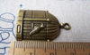 People, Profession & Hobby - 10 pcs Antique Bronze Bird Cage Pendants Charms 23x31mm A157
