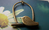 Birds, Pets & Animals - 10 pcs Antique Bronze Bird Cage Ring Connector Charms 18x29mm A269