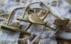Birds, Pets & Animals - 10 pcs Antique Bronze Bird Cage Ring Connector Charms 18x29mm A269