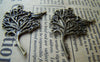 Plants & Trees - 10 pcs Antique Bronze Bird On Tree Pendants Charms 32x40mm A282