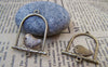 Birds, Pets & Animals - 10 pcs Antique Bronze Bird Ring Connector Charms 25x33mm A277