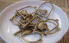 Birds, Pets & Animals - 10 pcs Antique Bronze Bird Ring Connector Charms 25x33mm A277